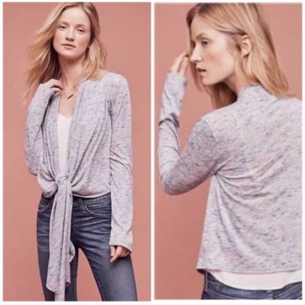 PURE + GOOD S Cascadia Wrap Cardigan Sweater Light Layer